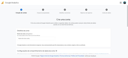 Captura de Tela do Google Analytics