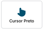 Imagem central de uma mão com o indicador apontando para cima, representando a funcionalidade Cursos Preto do Plugin Perto