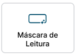 Imagem com um ícone central de seleção, representando a funcionalidade Máscara de Leitura do Plugin Perto